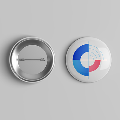 Illustration : Badge bouton