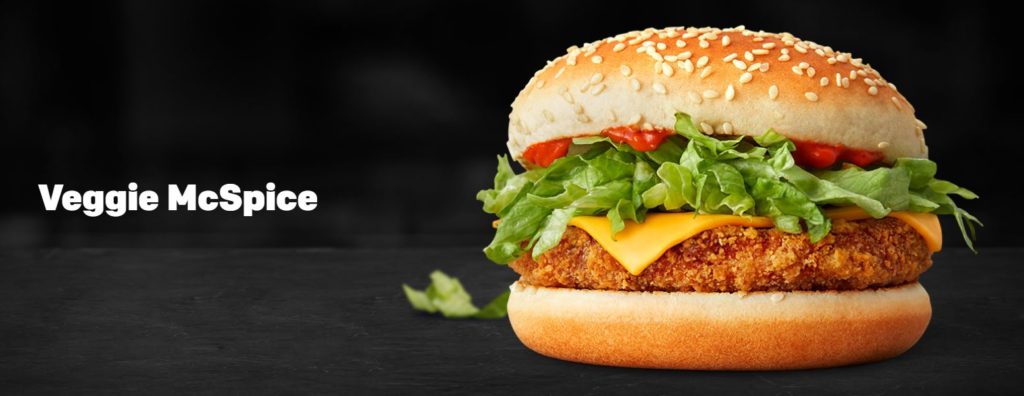 Veggie Mcspice mcdonald info semaine