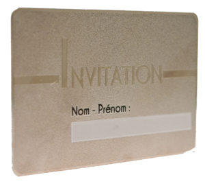 finition luxe Pantone Or