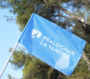 impression camping drapeau