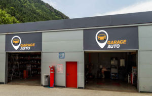 impression Dibond garage automobile