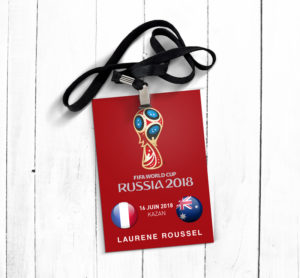 impression badge coupe du monde