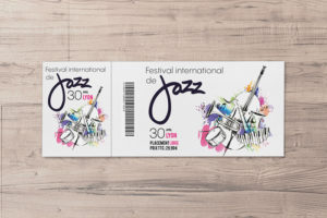 impression ticket de concert