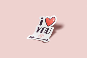 sticker saint valentin