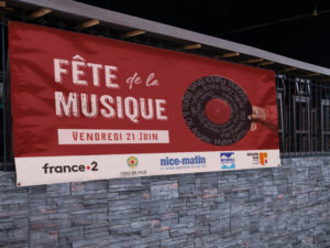 bâche fête de la musique