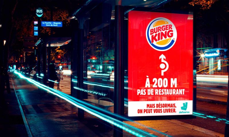 panneaux de signalétiques burger king