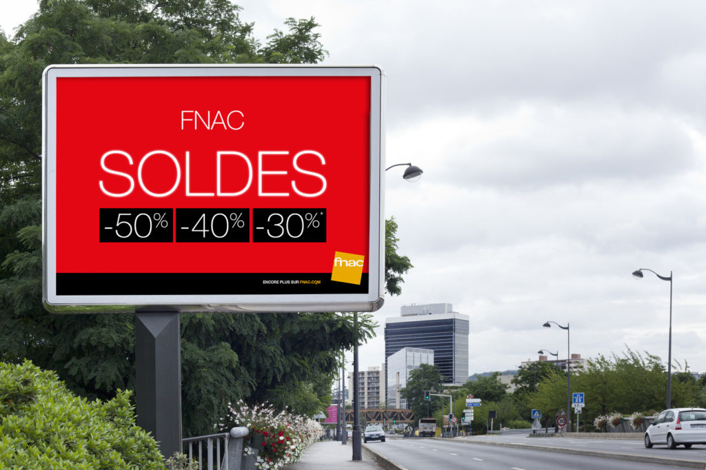 impression affiche soldes d'hiver