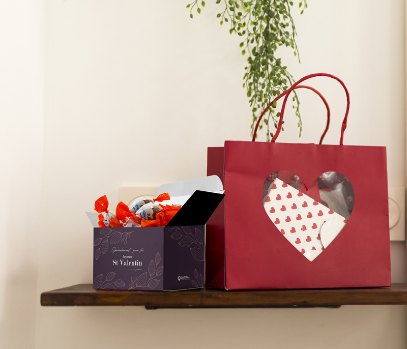 impression coffret friandises saint-valentin