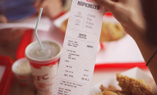 serviette kfc