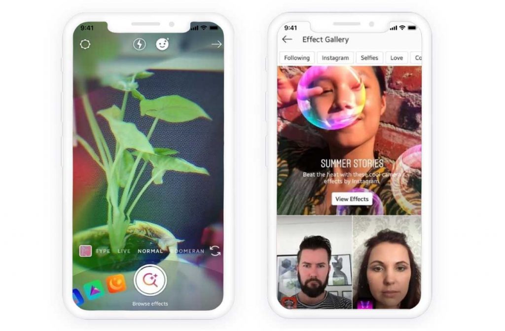 fonctionnalités instagram