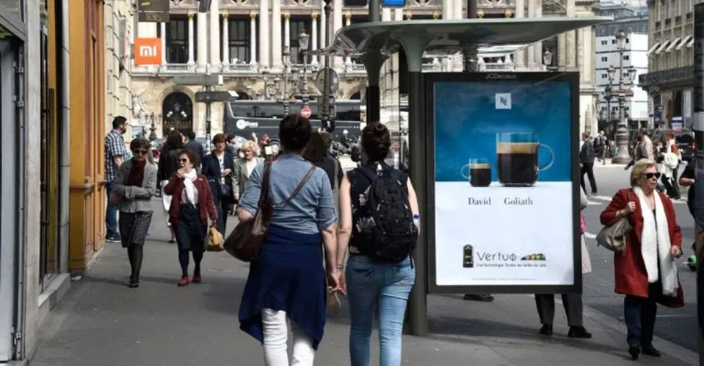 nespresso actu JCDecaux