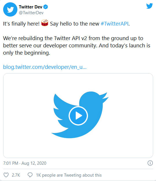 nouvelle api twitter