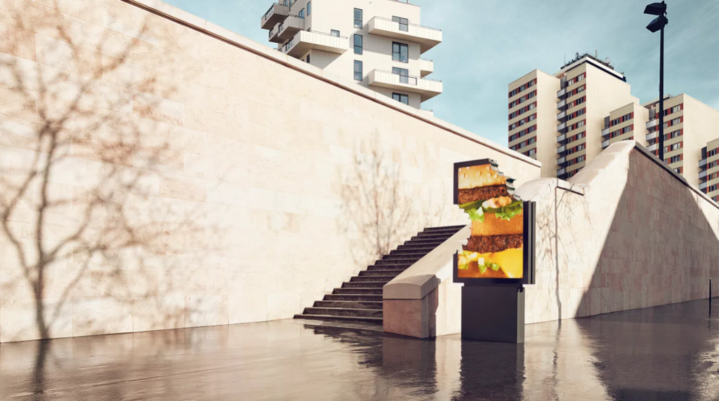panneaux affichages mcdo