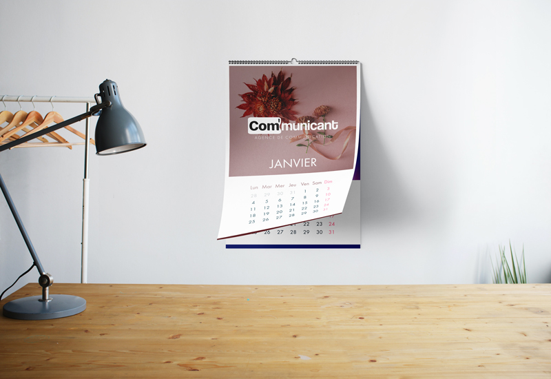 impression calendrier mural