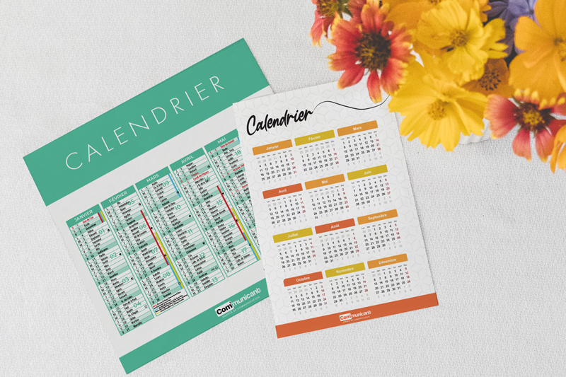 Impression de Calendrier mural personnalisé | Helloprint