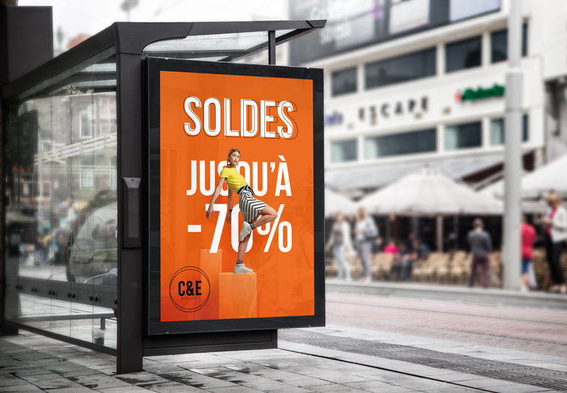 impression affiche soldes hiver