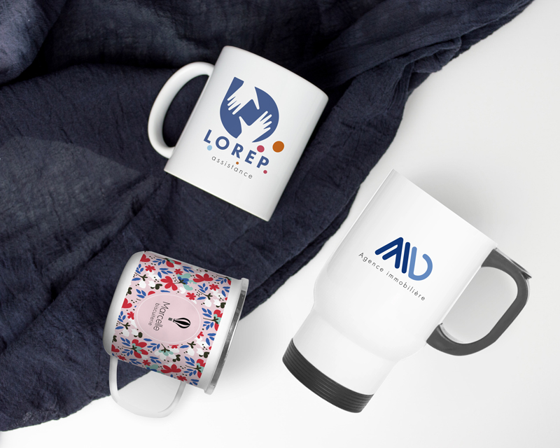 Tasse publicitaire, personnalisée avec votre logo