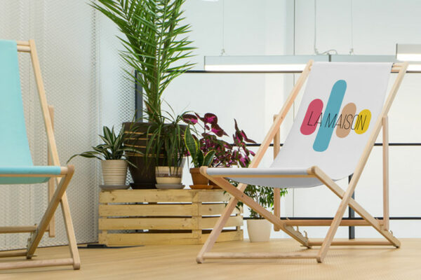 La chaise longue personnalisable, idéal lorsque le soleil pointe le bout de son nez