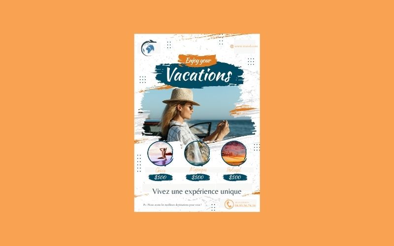 prospectus publicitaire touristique