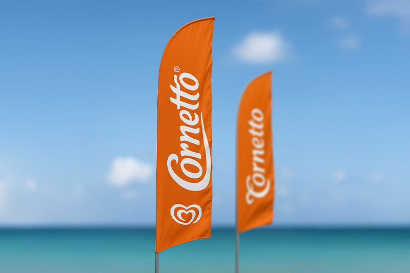 beachflag publicitaire : un support idéal pour une communication estivale percutante