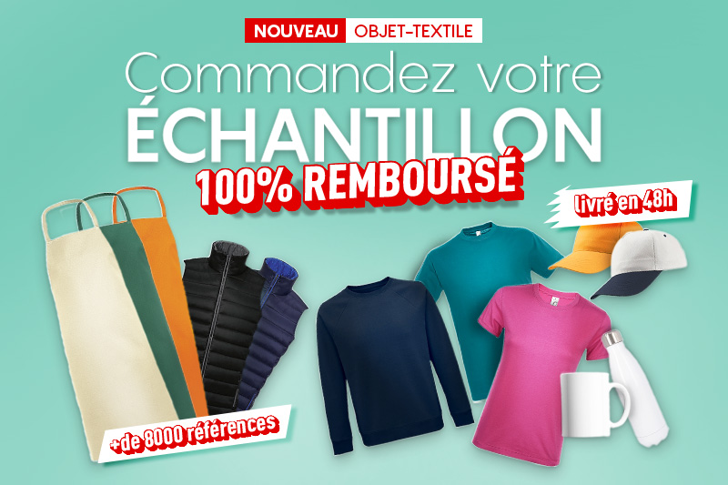 Découvrez notre nouveau service d’échantillon 100% remboursé
