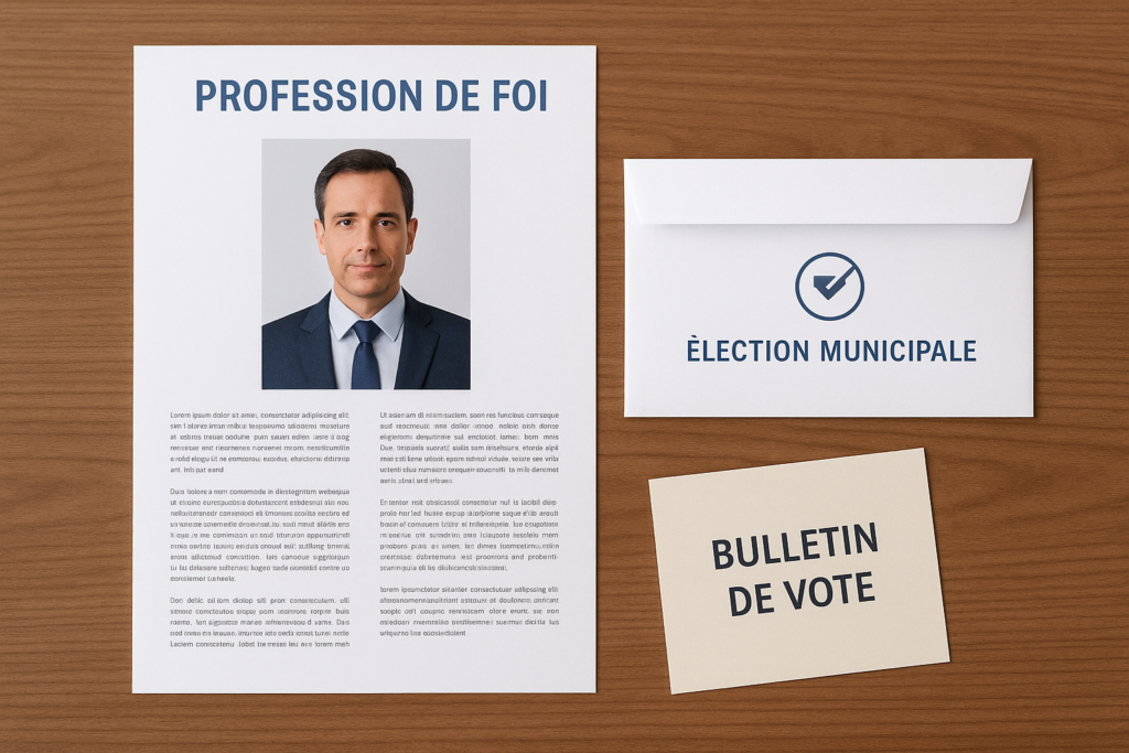 Circulaire, enveloppe... autant de supports indispensables pour les élections municipales