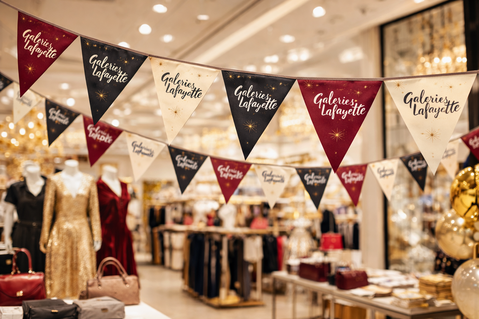 Comment la guirlande fanion est-elle devenue un support de communication original pour ses événements ?