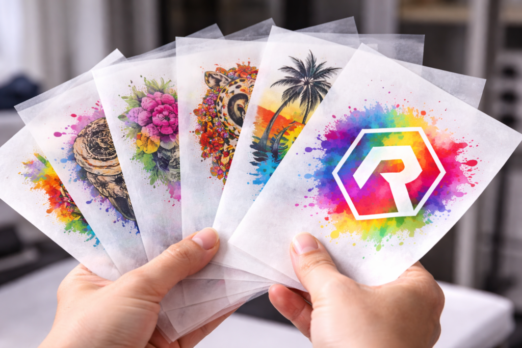 Les films de transfert DTI avant pose sur les textiles