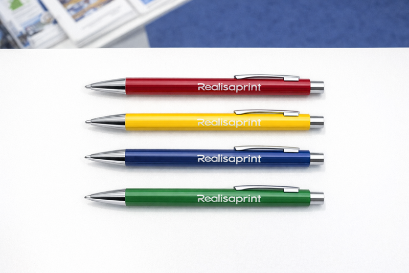 Le choix de la couleur est un facteur important pour une impression sur stylo réussie