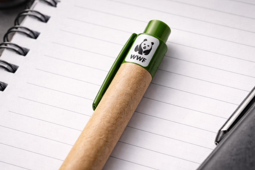 zoom sur stylo personnalisé 