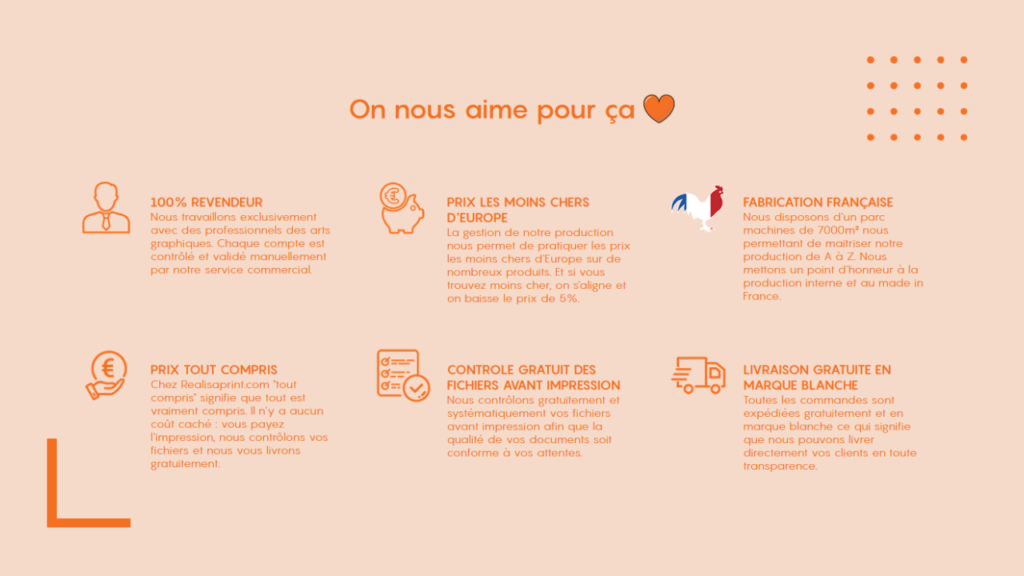 Les nombreux avantages de realisaprint.com