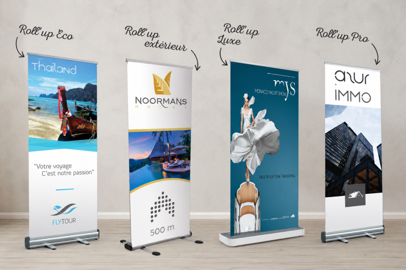 Une large gamme de roll-up personnalisé