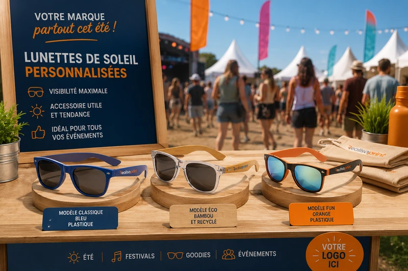 Une large gamme de lunettes de soleil personnalisées