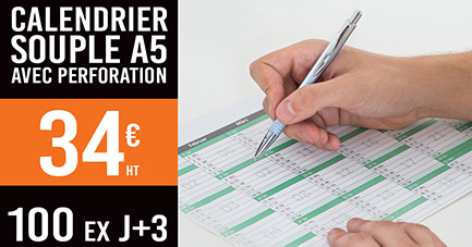Les offres et nouveautés d'un produit indispensable : le calendrier souple