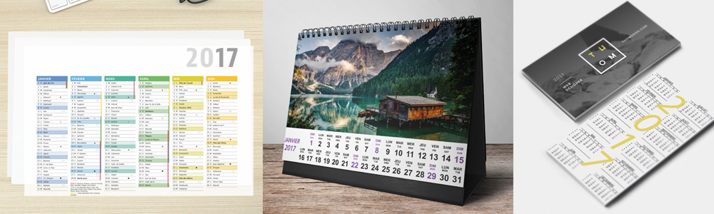 Préparez vos calendriers 2017 !